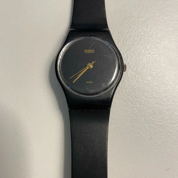 Swatch Accessories Vintage Swatch Watch Black Magic Poshmark